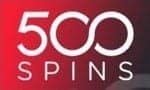 500 spins logo