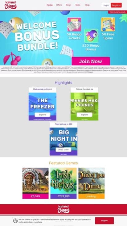 bingo iceland mobile games