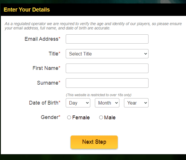 star spins sign up