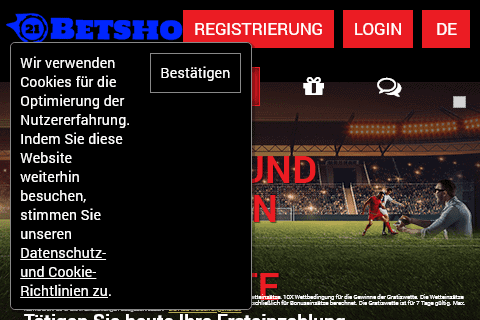 21 bet shop front image