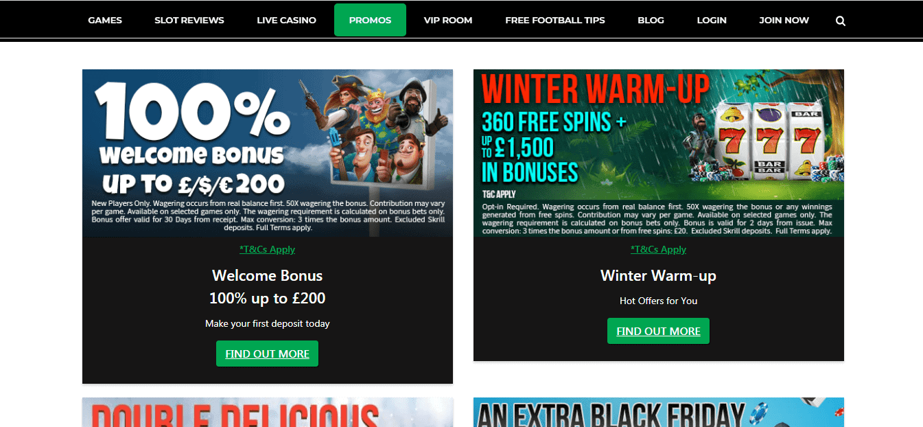Casino 442 Promotion Page