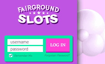 Fairground Slots Login
