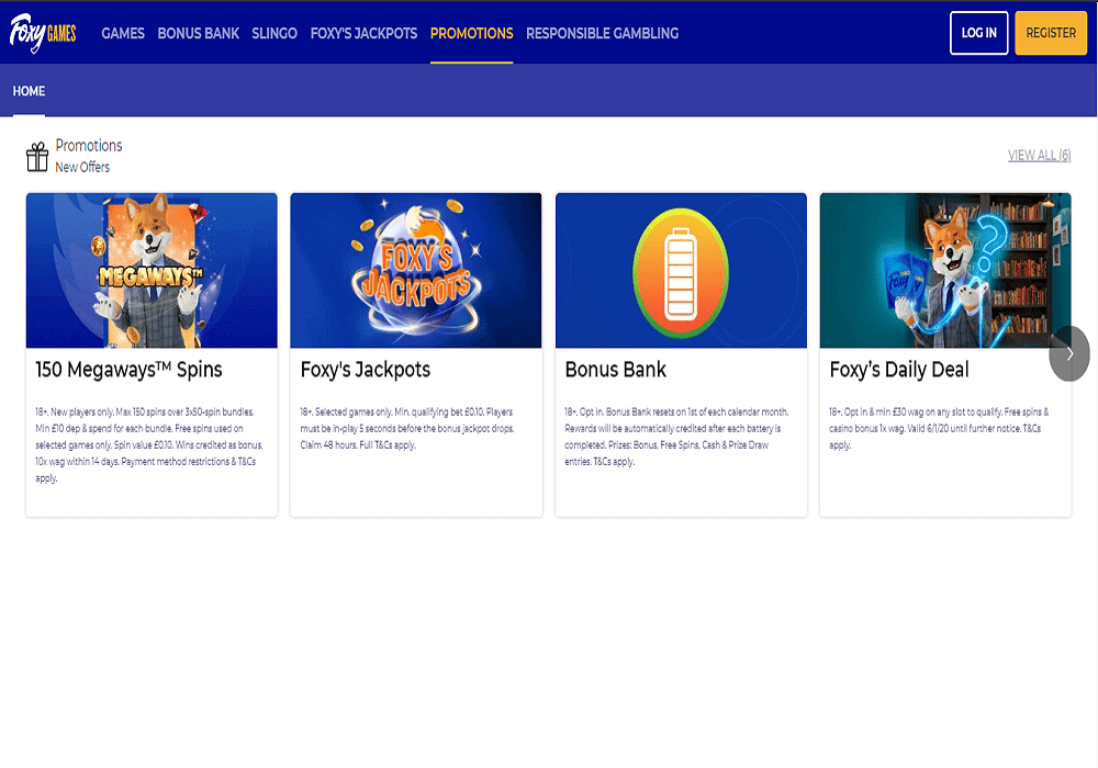 cheeky bingo promotions page