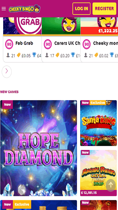 Landmark Bingo game mobile