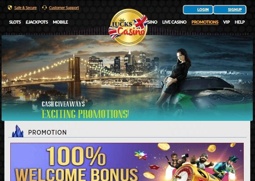 Lucks Casino Promotion