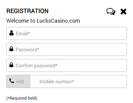 Lucks Casino Sign Up