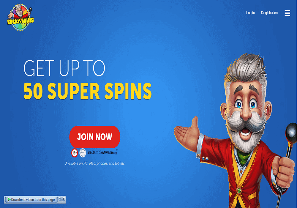 LuckyLouis home play ojo home page
