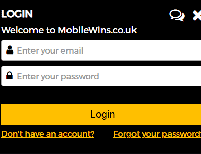 Mobile Wins Login