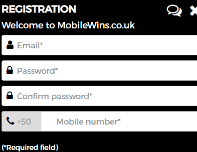 Mobile Wins SignUp