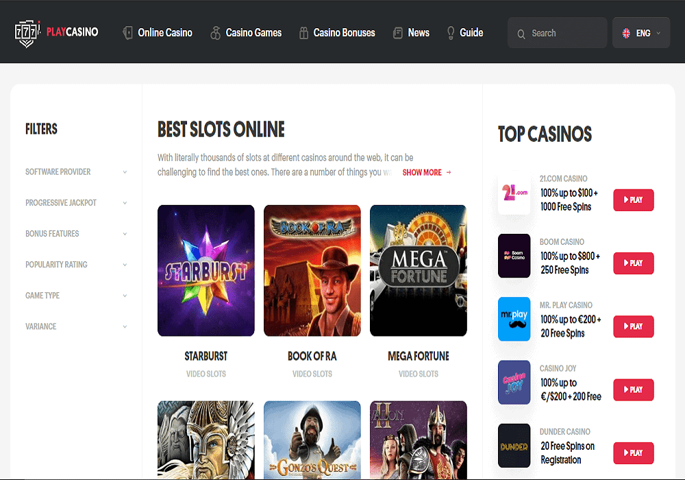 PartyCasino game Cheeky Bingo games page