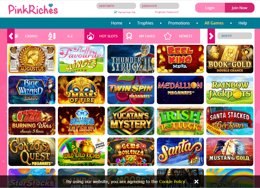 Pink Riches Game