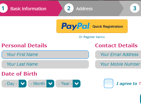 Pink Riches Signup