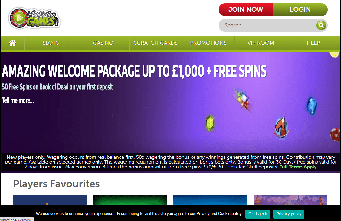Play Casino Games Home