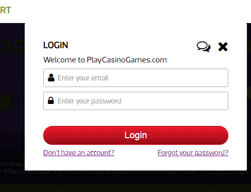 Play Casino Games Login