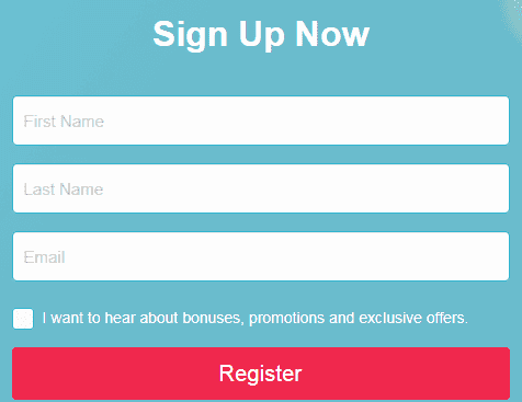 Rosy Bingo Signup