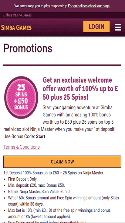 SimbaGames pomo moible SimbaGames pomo moible