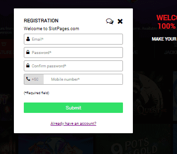 Slot Pages SignUp Slot Pages SignUp