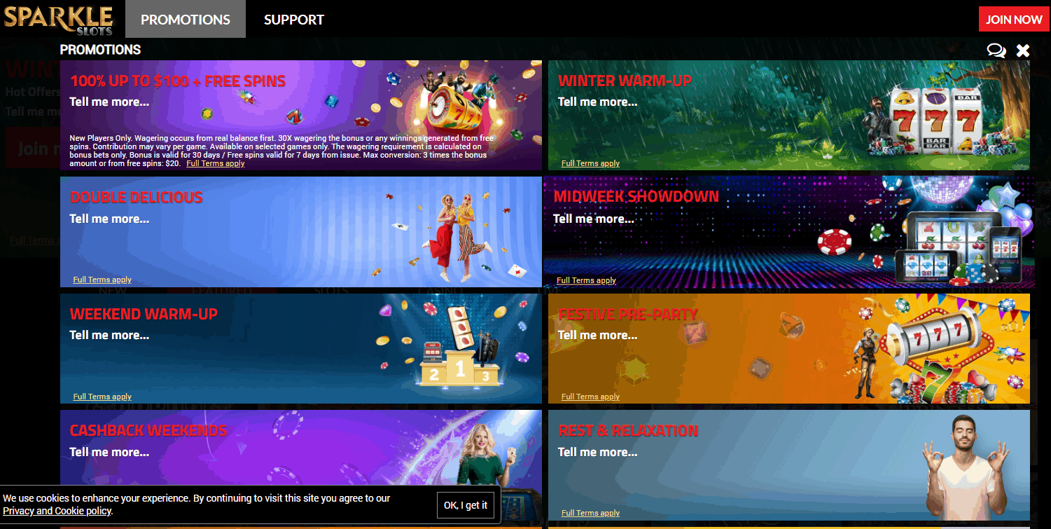 Sparkle Slots Promotions Sparkle Slots Promotions