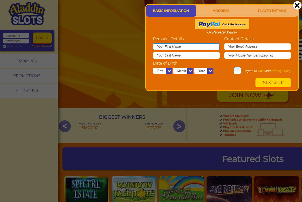 aladdin slots sign up aladdin slots sign up
