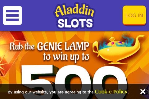 aladdin slots front image