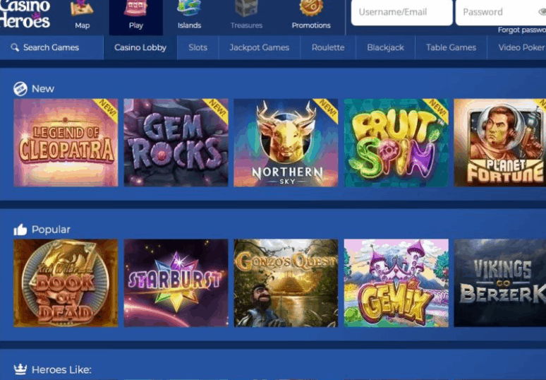 casino heroes games