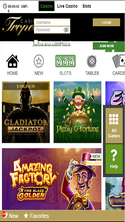 casinotropez game mobile