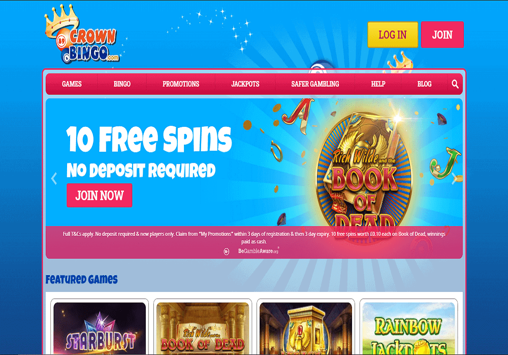 Pink Casino home page