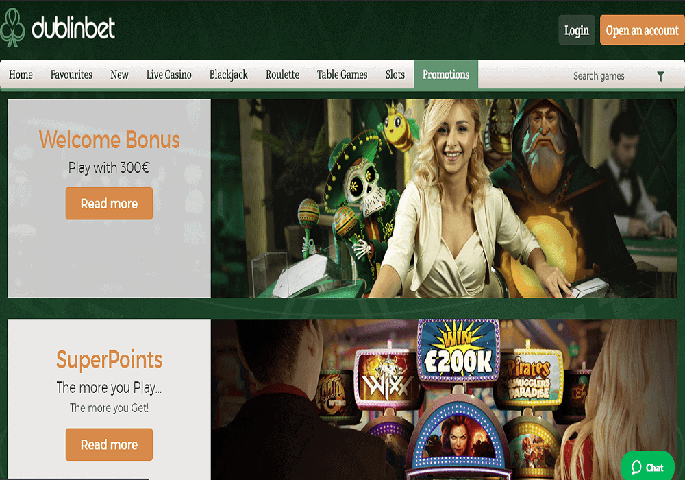 dublinbet pomo guts promotions page