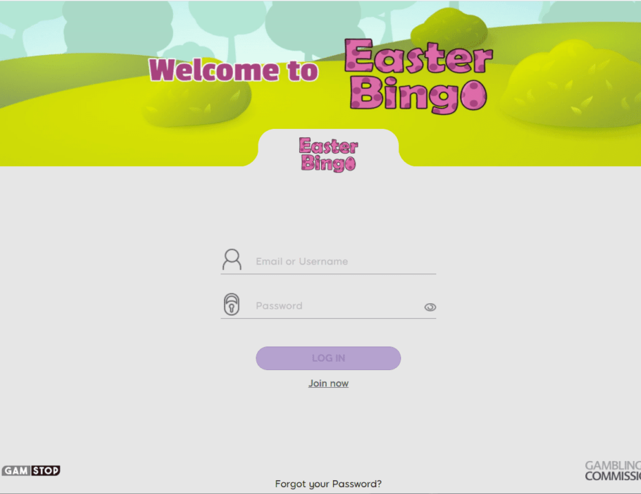 easter bingo login easter bingo login