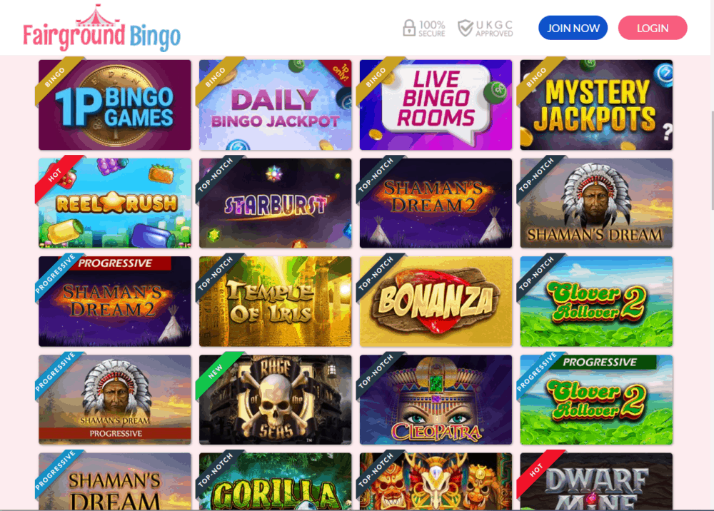 fairground bingo games fairground bingo games