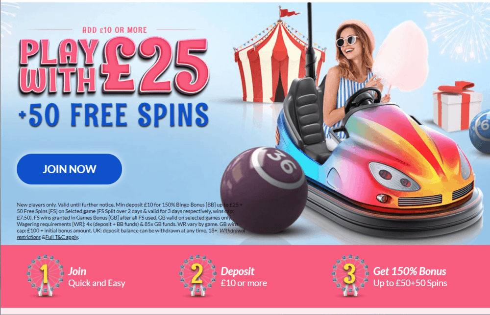 fairground bingo promo fairground bingo promo