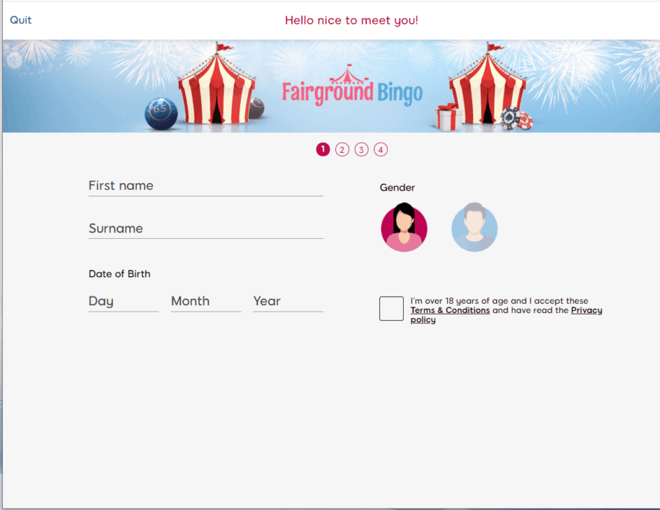 fairground bingo sign up fairground bingo sign up