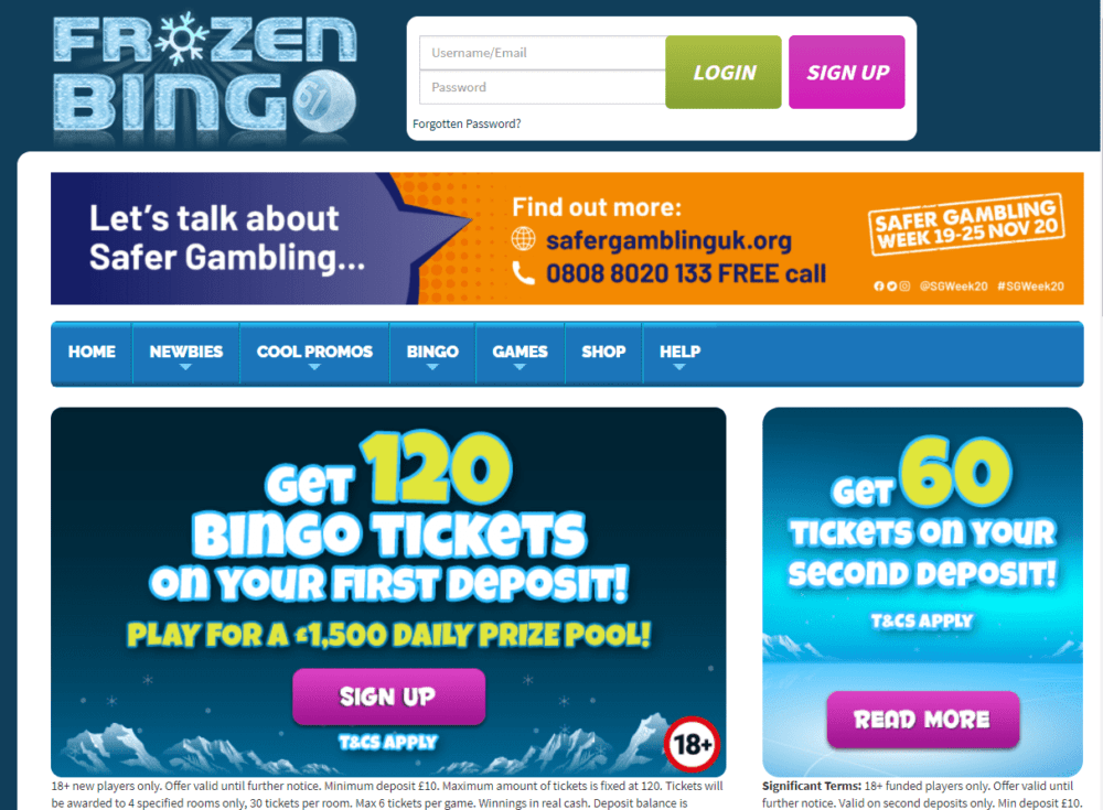 frozen bingo home frozen bingo home