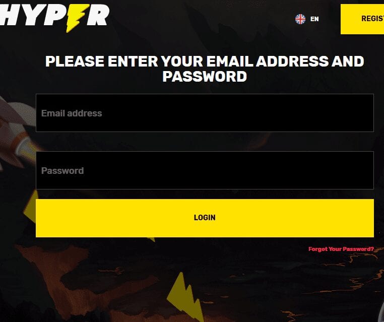 hyper casino login