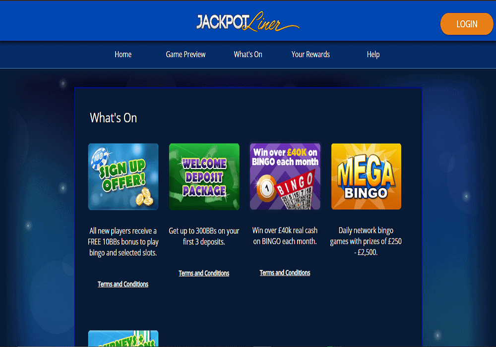 Jackpot Cafe promotions