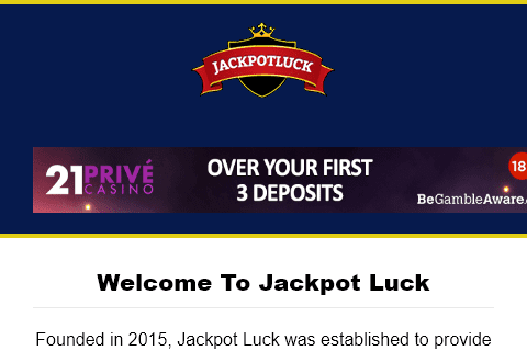 jackpot luck front image