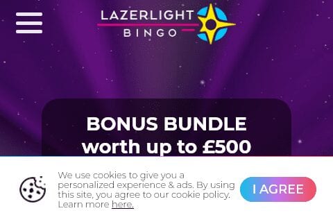 lazer light bingo front image