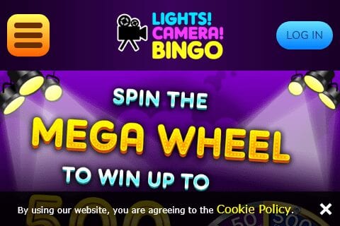 lightscamerabingo_com_480_320 lights camera bingo front page