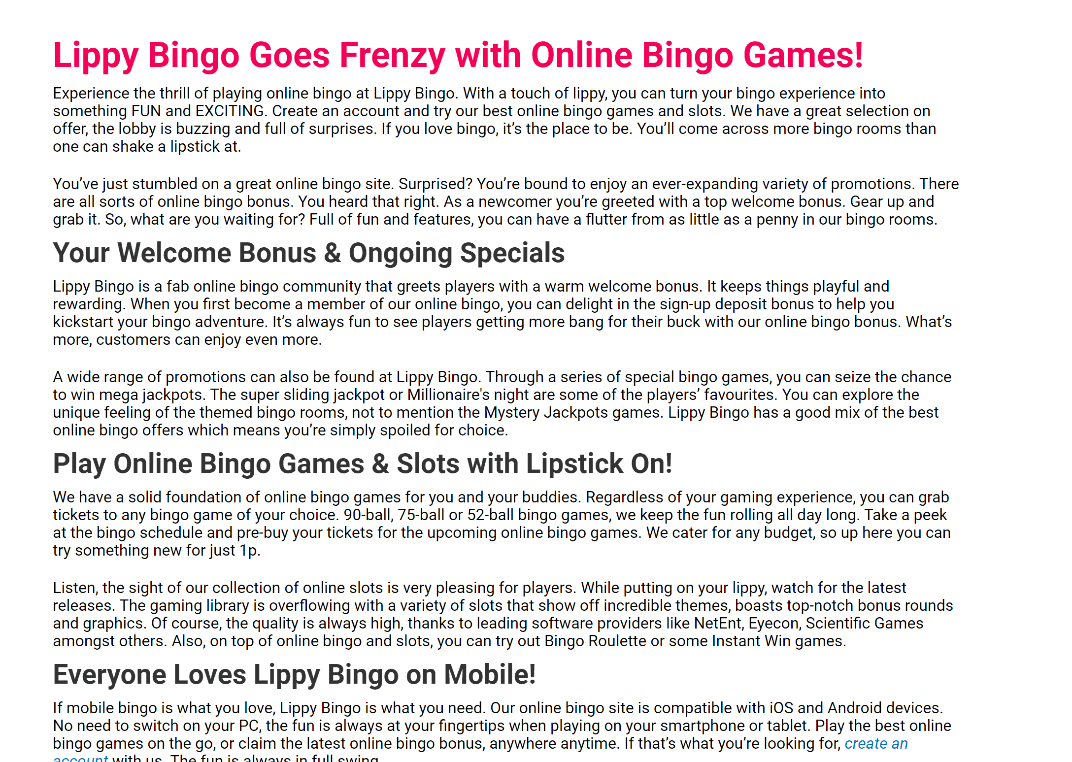 lippy bingo promo 888 Casino promotions page