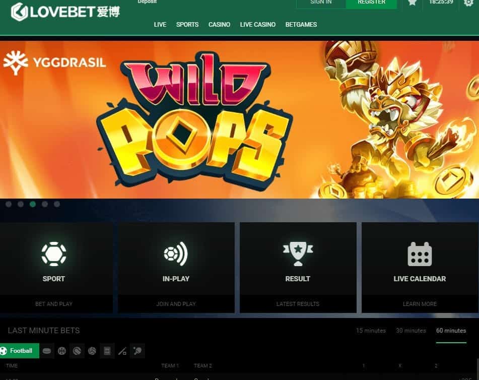 love bet home bet bull home page