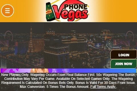 Phone Vegas Home