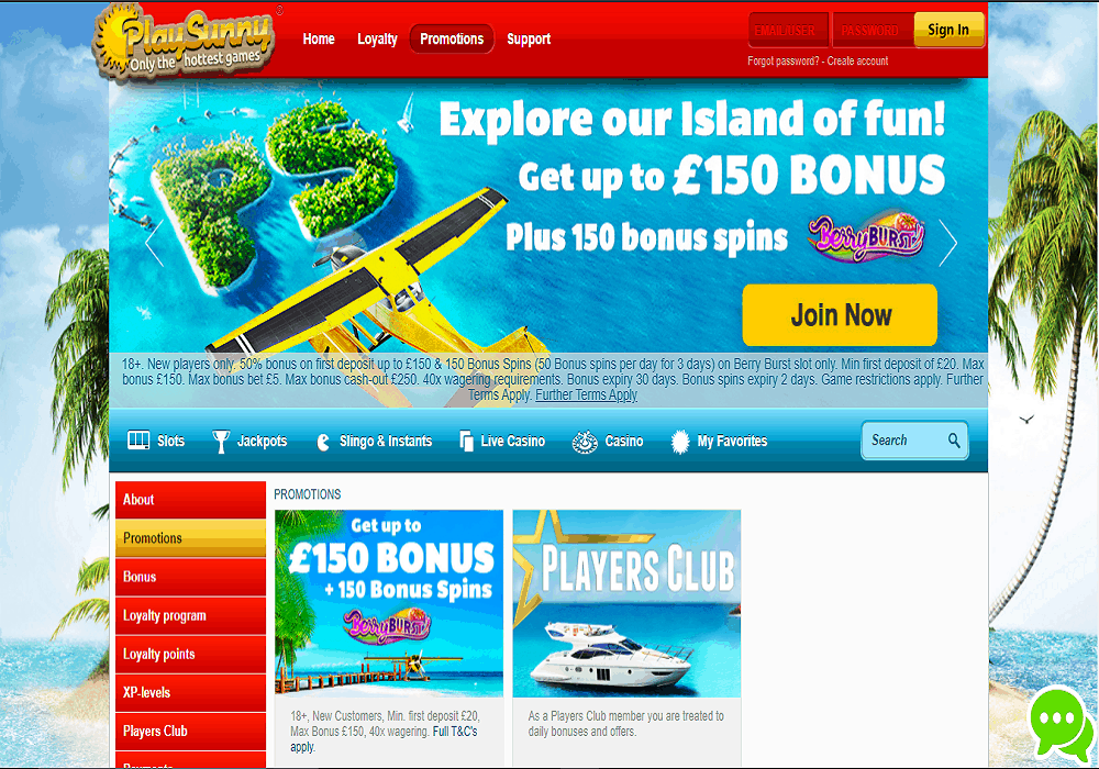 bingocams promotions page