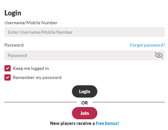 pocketwin Login