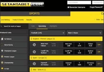 setanta bet front image