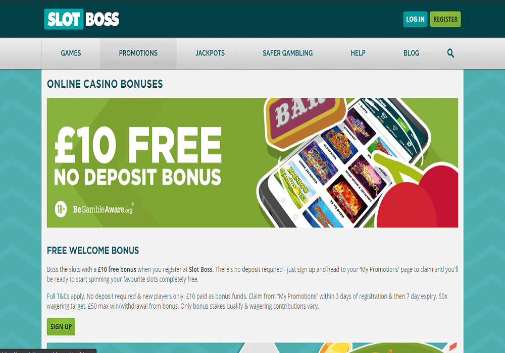 Pink Casino promotions page