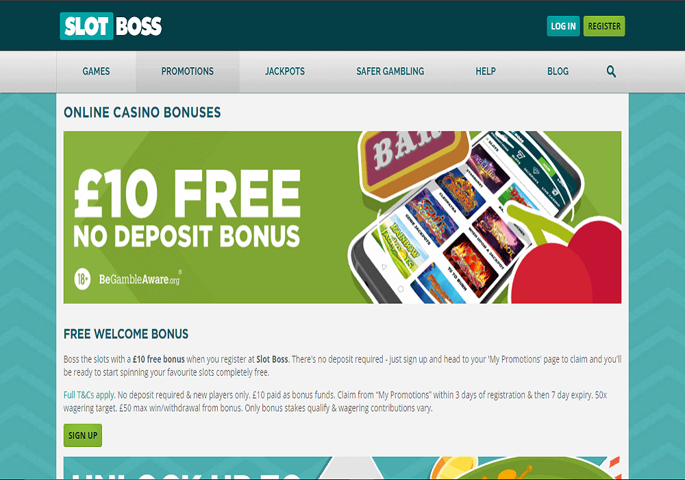 Pink Casino promotions page
