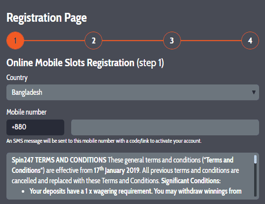 spin247 Signup