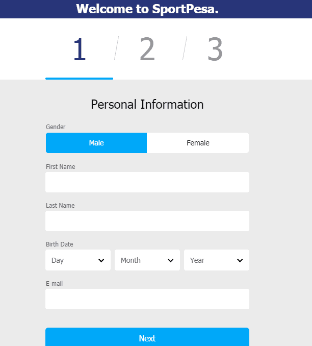 sport pesa sign up