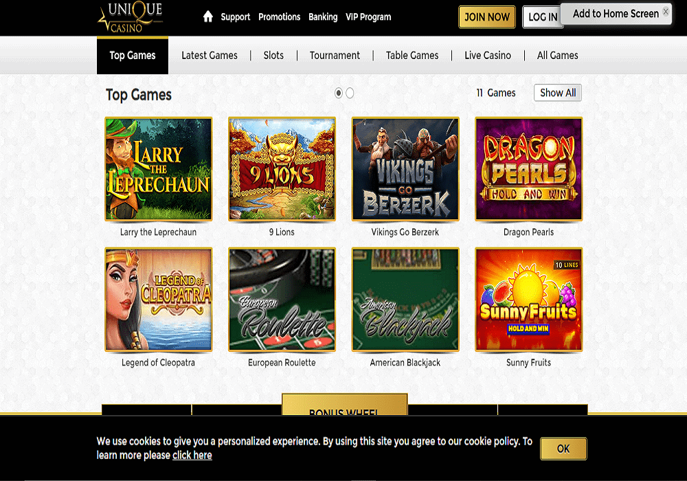 one spin games page