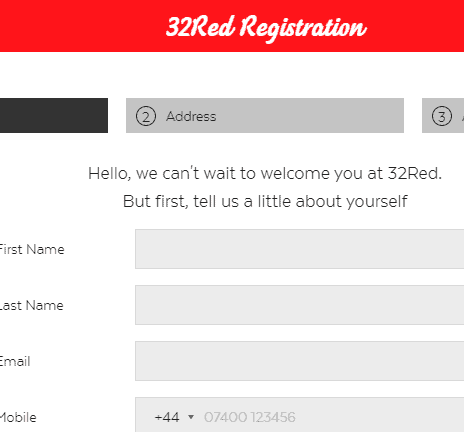 32red Sport sign up